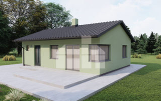 Two bedroom bungalow for smaller plots - No.15