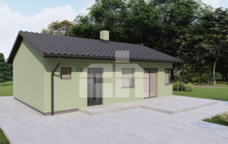 Two bedroom bungalow for smaller plots - No.15