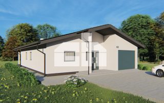 Bungalow with garage and four bedrooms - No.44