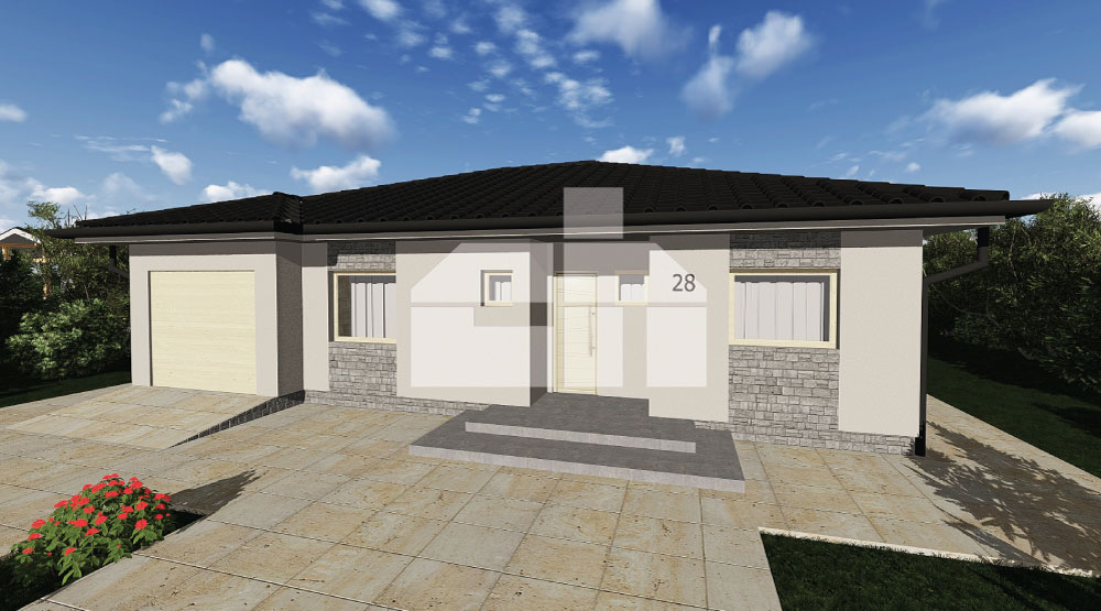 Three bedroom bungalow with garage - č.28