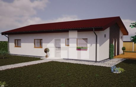 5 bedroom bungalow with rectangular floor plan - No.34