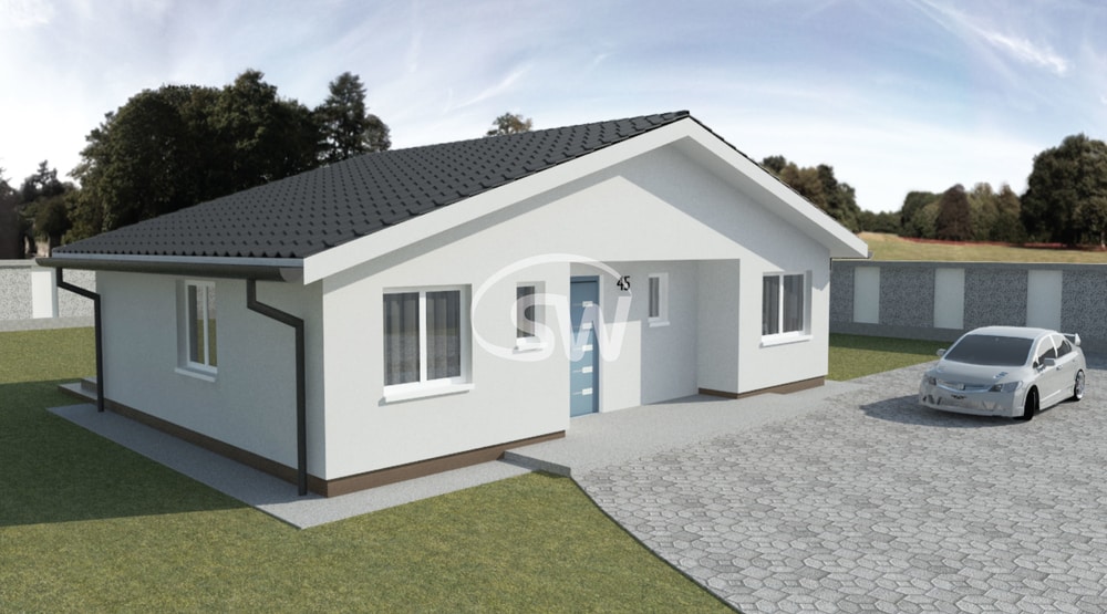 Economic four-room bungalow - no.45