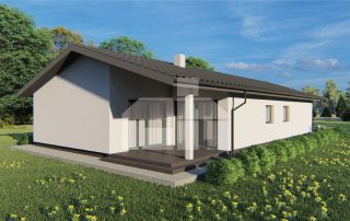 Bungalow with garage and four bedrooms – No.44