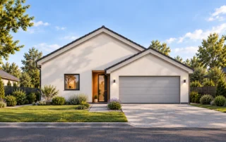 Spacious Three-Bedroom House with Garage for a Narrow Plot - No. 78