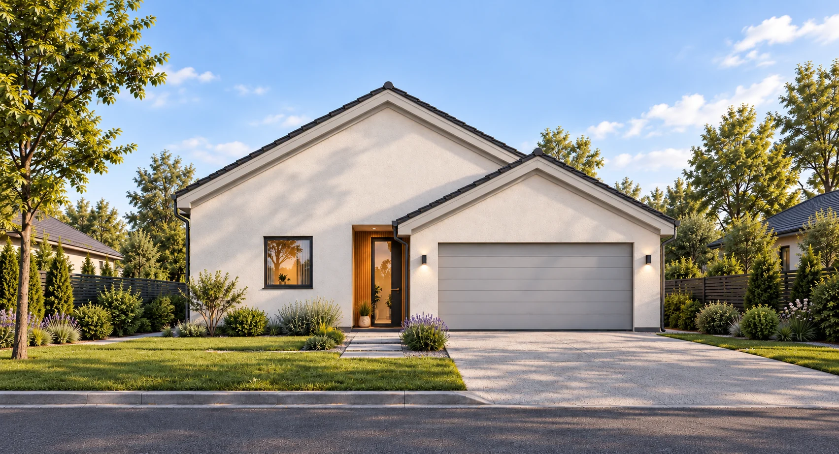 Spacious Three-Bedroom House with Garage for a Narrow Plot - No. 78