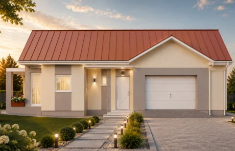 Three-Bedroom House with Garage for a Gently Sloping Plot- No. 97
