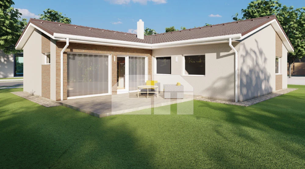 Four-Bedroom L-Shaped Bungalow - No. 4